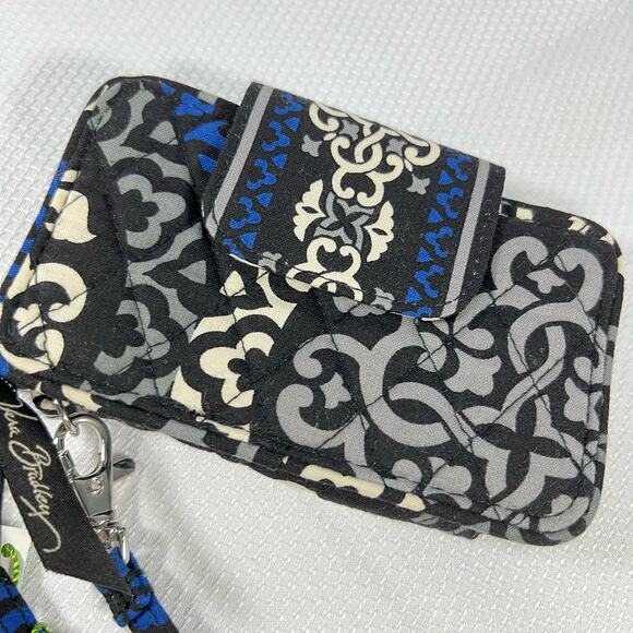 Vera Bradley Wristlet Wallet Canterberry Cobalt Retired Pattern 2013 - Picture 2 of 9